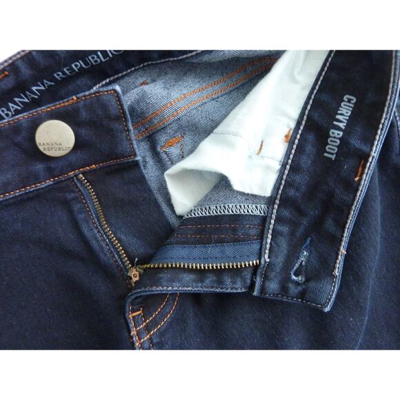 Banana Republic Jeans Curvy Boot Blue Size 26 - Picture 7 of 7